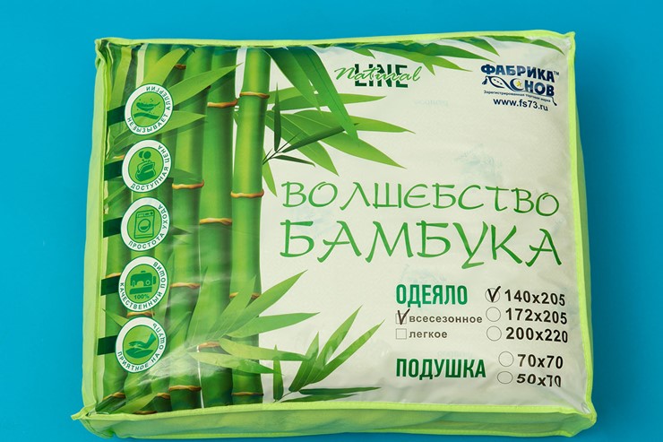 Одеяло всесезонное евро Волшебство бамбука в Вологде - изображение 2