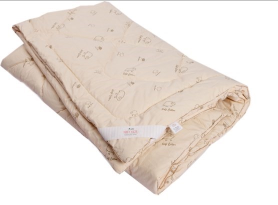 Одеяло Овечья шерсть, теплое, ПВХ, тик в Вологде - изображение