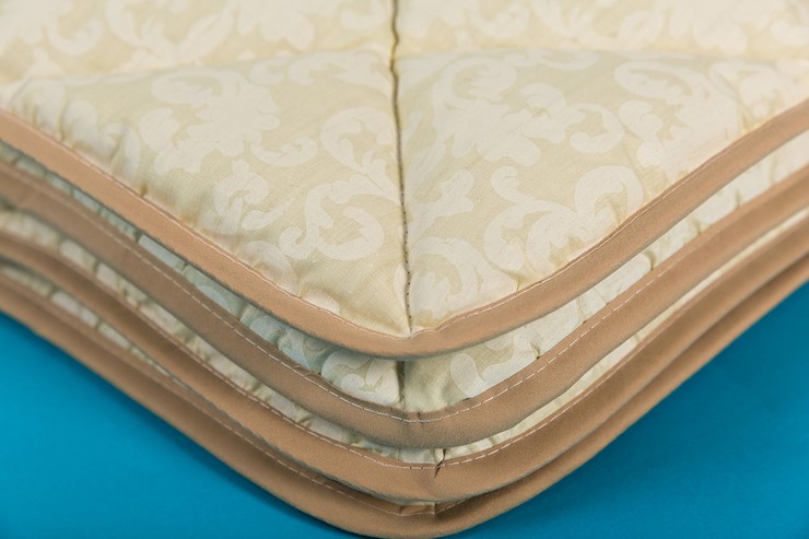 Одеяло всесезонное двуспальное Шерсть & Хлопок в Вологде - изображение 1