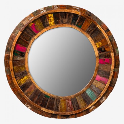 Настенное зеркало Маниша круглое в Вологде - изображение