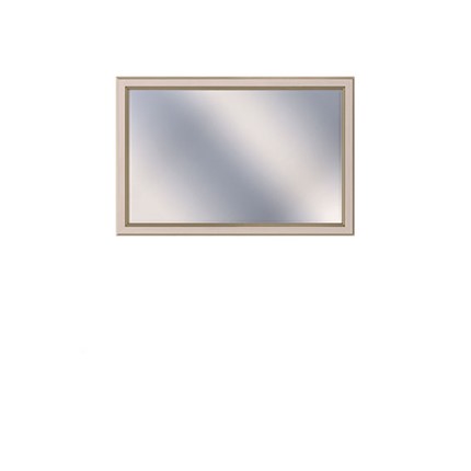 Навесное зеркало Сиена, Бодега белый / патина золото, 92х52 в Вологде - изображение