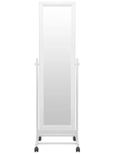Напольное зеркало в спальню BeautyStyle 27 (135х42,5см) Белое в Вологде - изображение 1
