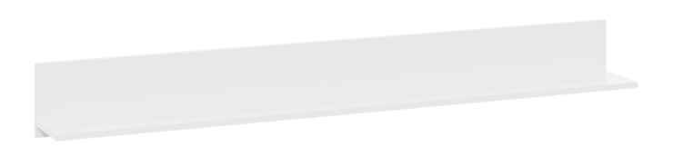 Полка настенная открытая Агата Исп.3 (Белый Ясень) в Вологде - изображение 1