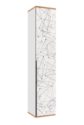 Шкаф одностворчатый Урбан 528.040, белый в Вологде - изображение