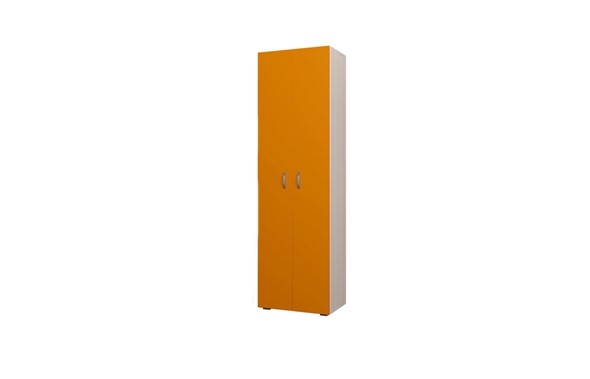 Детский шкаф 600 ДО Млечный дуб, Оранжевый в Вологде - изображение