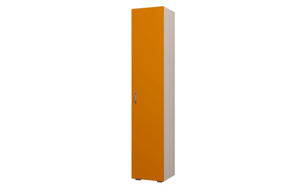 Шкаф детский 400 ДБ Млечный дуб, Оранжевый в Вологде - изображение