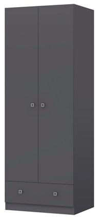 Шкаф с 1 ящиком POLINI Kids Simple Серый в Вологде - изображение