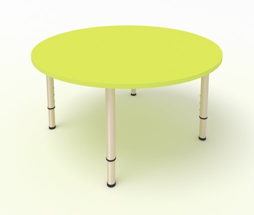 Стол в детскую круглый ЛДСП Лайм в Вологде - изображение