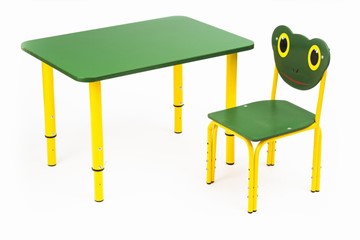 Растущий стол Кузя (Зеленый, Желтый) в Вологде - предосмотр 1