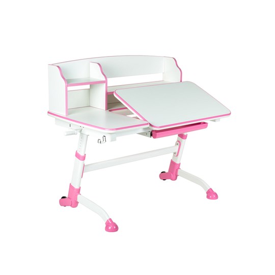 Детский стол-трансформер Amare II Pink с надстройкой в Вологде - изображение 2