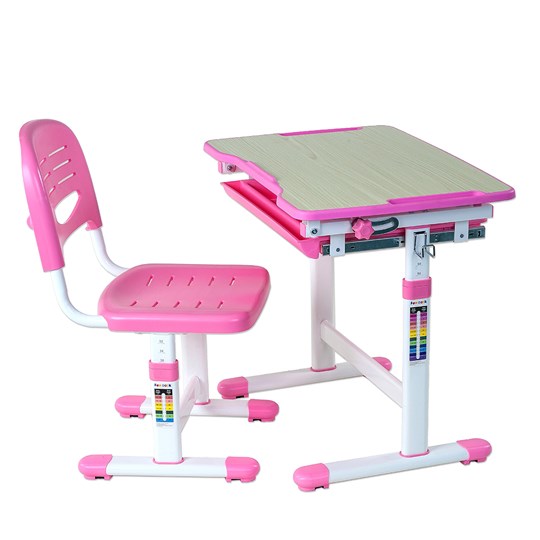 Растущая парта + стул Piccolino Pink в Вологде - изображение 1