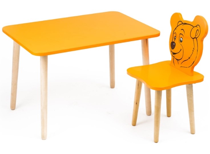 Стол в детскую Джери, Оранжевый в Вологде - изображение 1