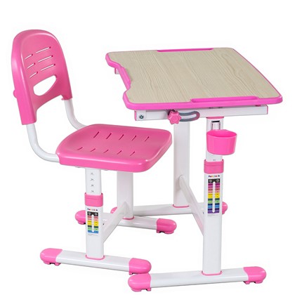 Растущая парта и стул Piccolino II Pink в Вологде - изображение