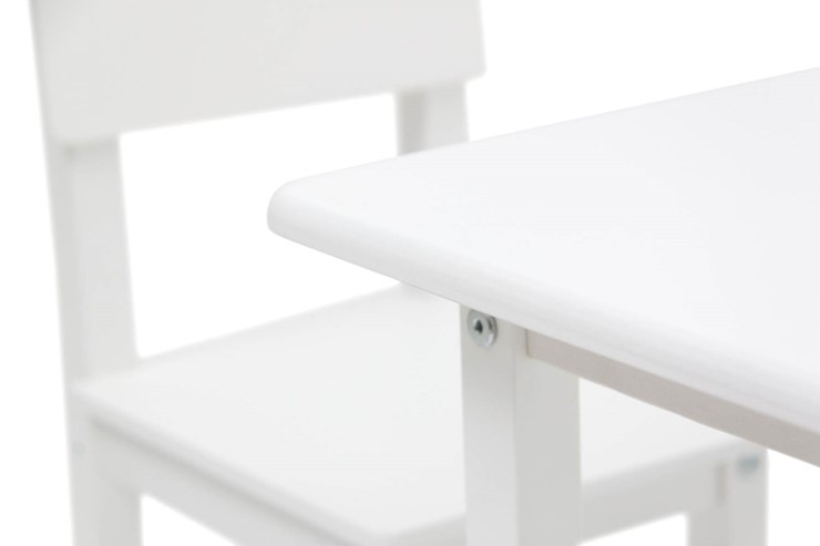 Детский стол и стул POLINI Kids Simple 105 S Белый в Вологде - изображение 1