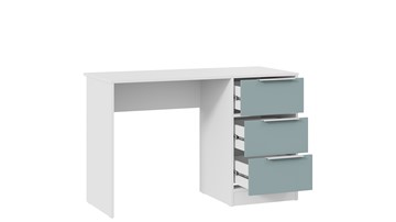 Письменный стол Марли Тип 1 (Белый/Серо-голубой) в Вологде - предосмотр 3