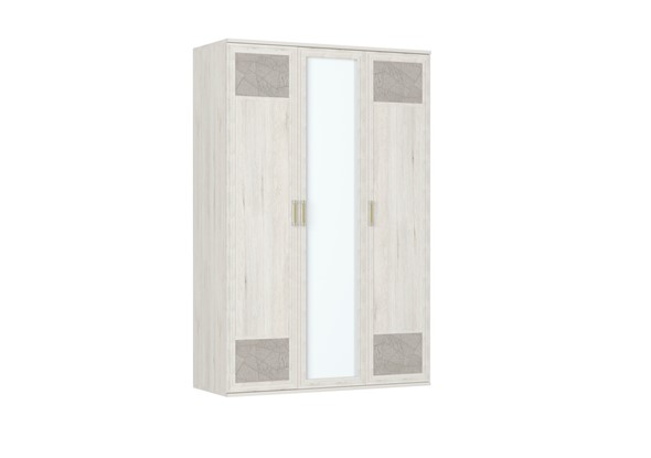 Шкаф трехстворчатый Kantri, 2 двери, 1 зеркало, (К-ШО-03 2г/1зр) в Вологде - изображение