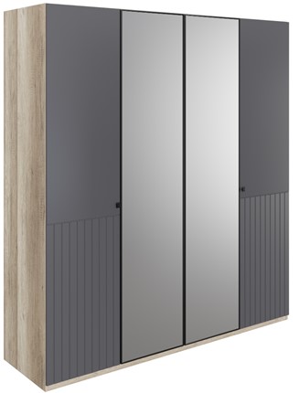 Шкаф 4-х дверный Доминго (зеркало) в Вологде - изображение