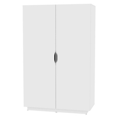 Шкаф двухдверный Аврора (H32) 1872х1201х540, Белый в Вологде - изображение