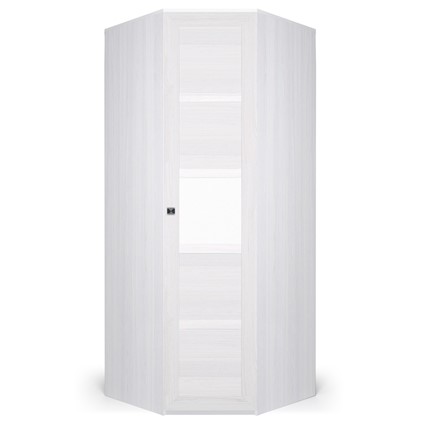 Шкаф угловой с дверью ПАРМА НЕО,  ясень анкор светлый в Вологде - изображение