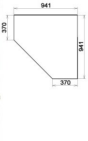 Распашной шкаф 401 угловой со штангой, цвет Дуб Сонома в Вологде - изображение 2