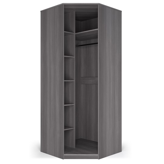 Шкаф угловой с дверью ПАРМА НЕО,  лиственница темная в Вологде - изображение 2