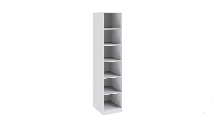 Шкаф одностворчатый Ривьера для белья левый СМ 241.07.001 L в Вологде - изображение 1