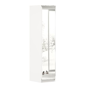 Шкаф однодверный Айла с зеркалом ЛД 688.140.000, Белый, исполнение 1 в Вологде - предосмотр