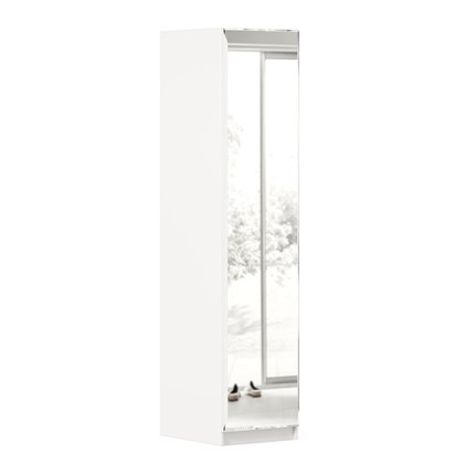 Шкаф однодверный Айла с зеркалом ЛД 688.140.000, Белый, исполнение 1 в Вологде - изображение