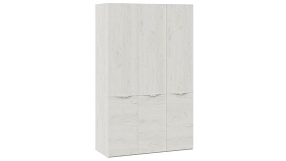 Шкаф трехдверный Либерти, Дуб крафт белый СМ-297.07.431 в Вологде - изображение
