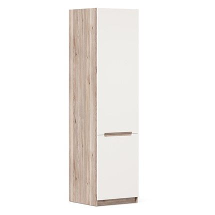 Шкаф 2х-дверный Стефания ЛД 413.030.000, Дуб Маувелла PR/Белый в Вологде - изображение
