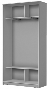 Шкаф 2-х дверный Хит-24-4-12/2-77-30, 2400х1200х420, Природа Белый в Вологде - предосмотр 1