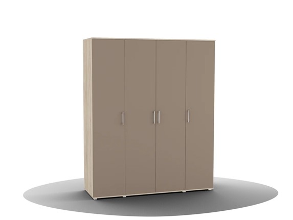 Распашной шкаф Silvia, ШО-04 (г), цвет фасада латте в Вологде - изображение