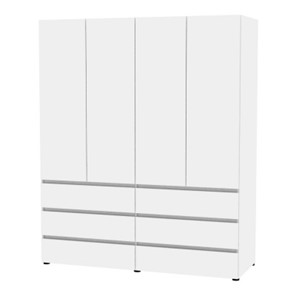 Распашной шкаф Erik H333 (Белый) в Вологде - предосмотр