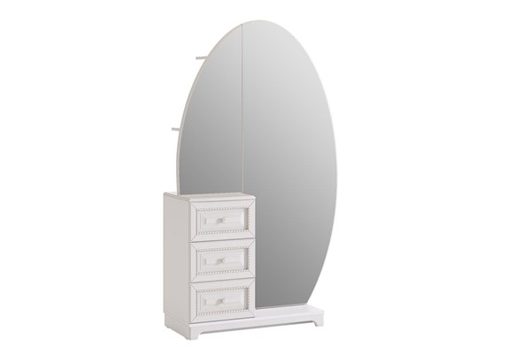 Комбинированный шкаф Белла (зеркало) (1050х420х1758) в Вологде - изображение