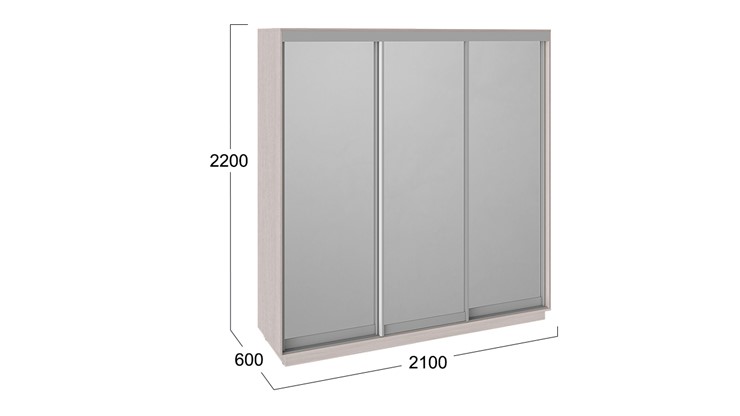 Шкаф 3-х дверный Румер, цвет Ясень шимо СШК 1.210.70-13.13.13 в Вологде - изображение 2