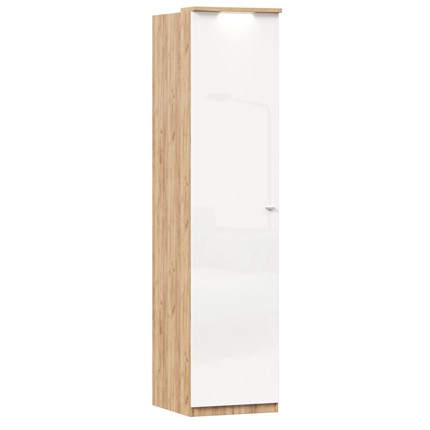 Шкаф одностворчатый Фиджи ЛД 659.224, белый в Вологде - изображение