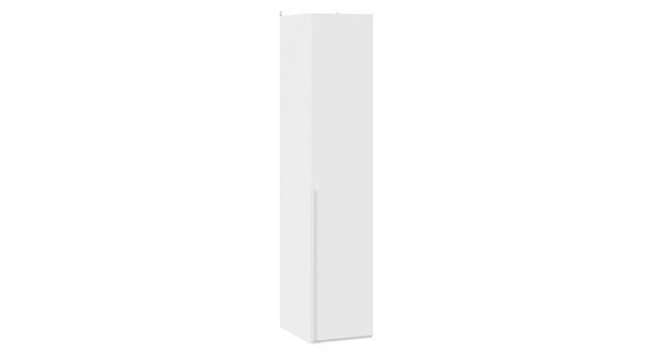 Шкаф для белья Порто (580) СМ-393.07.001 (Белый жемчуг/Белый софт) в Вологде - изображение