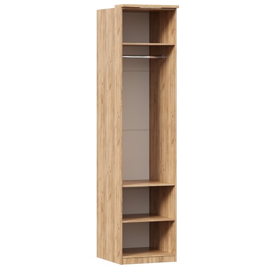 Шкаф одностворчатый с декор. накладками Фиджи 659.225, белый в Вологде - изображение 3