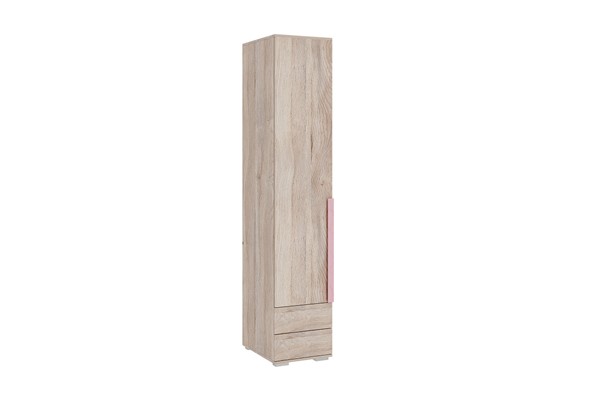 Шкаф-пенал с ящиками Лайк 54.01, дуб мария/роуз в Вологде - изображение