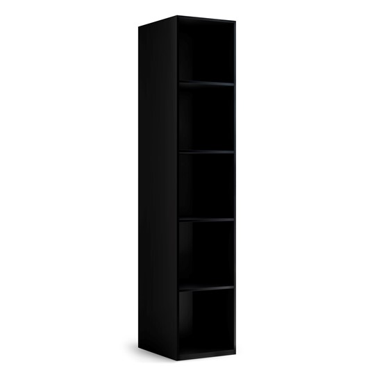 Шкаф с глухим фасадом Марсель 450 (черный) в Вологде - изображение 3