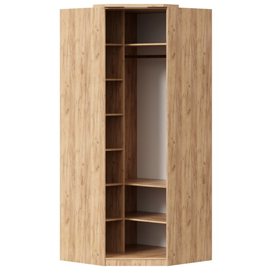 Шкаф угловой 45 с декоративной накладкой Фиджи, 659.245, антрацит в Вологде - изображение 3