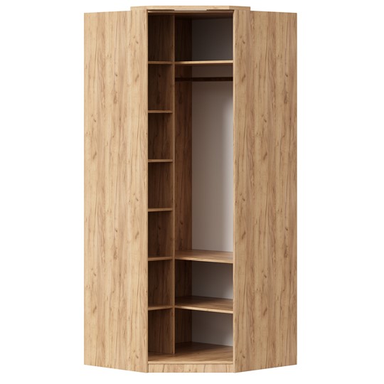 Шкаф угловой 45 с декоративной накладкой Фиджи, 659.248, белый в Вологде - изображение 3