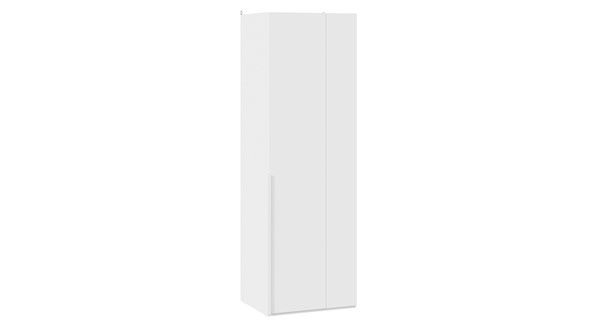 Шкаф угловой Порто (580) СМ-393.07.006 (Белый жемчуг/Белый софт) в Вологде - изображение
