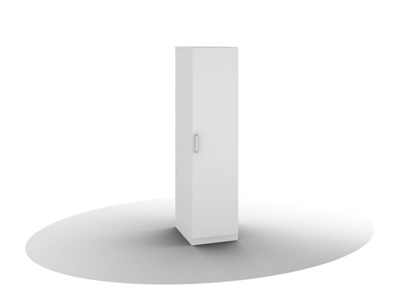 Шкаф распашной Вега ШО-01 (Белый древесный) в Вологде - изображение