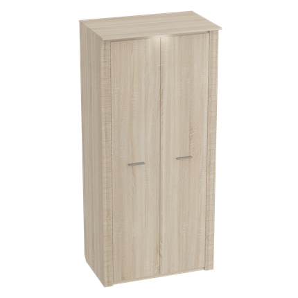 Шкаф двухдверный Элана, Дуб сонома в Вологде - изображение