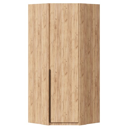 Распашной шкаф угловой Норд ЛД 677.080.000.032 (Дуб золотой) в Вологде - изображение