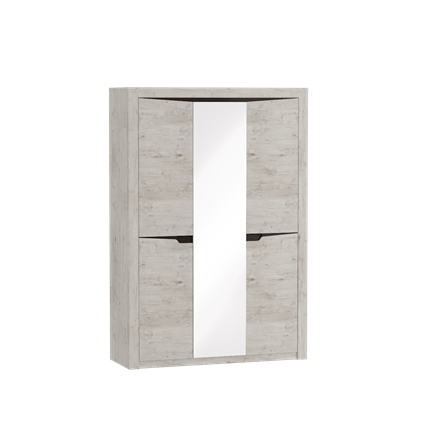 Шкаф распашной Соренто 3 дв, Дуб бонифаций в Вологде - изображение
