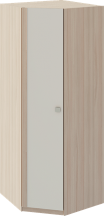 Угловой шкаф Глэдис М21 (Шимо светлый/Белый текстурный) в Вологде - изображение