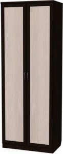 Шкаф двухдверный 101 со штангой,цвет Венге в Вологде - изображение