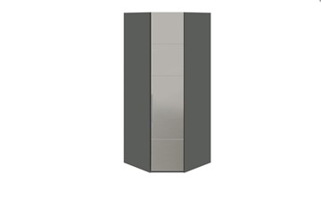 Шкаф Наоми с зеркальной правой дверью, цвет Фон серый, Джут СМ-208.07.07 R в Вологде - предосмотр